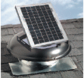 Air Vent SolarCool with attached solar panel