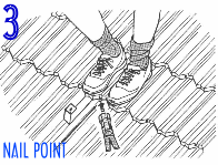 Install horizontal support material and secure to J Bracket.